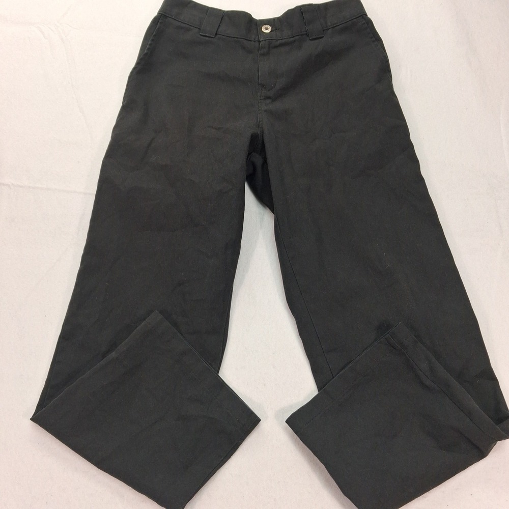 Dickies Pants Mens 28x30 Skateboarding Flex Black Straight Leg Chino EUC